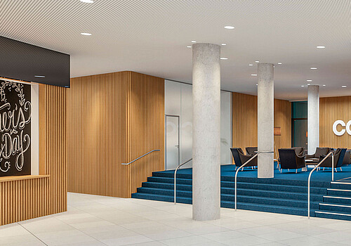 CCH Foyer 7 CCH Visualisierung Foyer 7