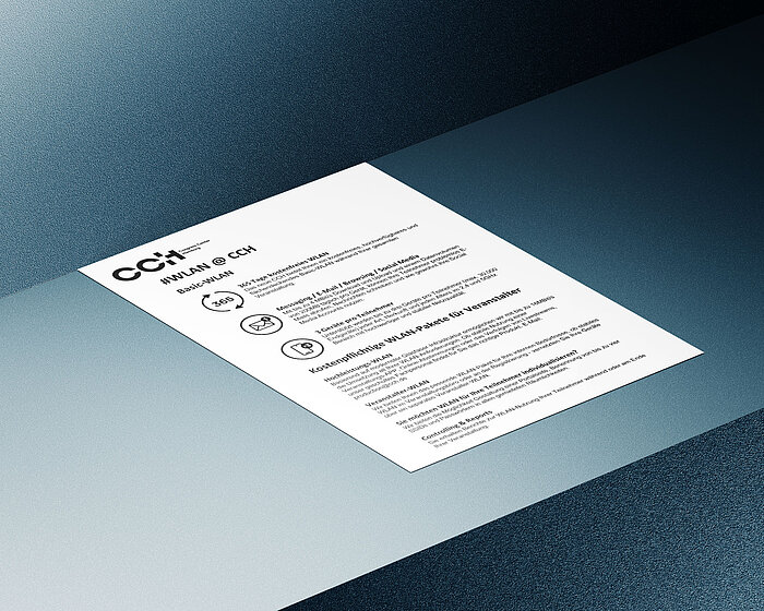 Infoblatt #WLAN @ CCH (PDF) Infoblatt # WLAN @ CCH (PDF)