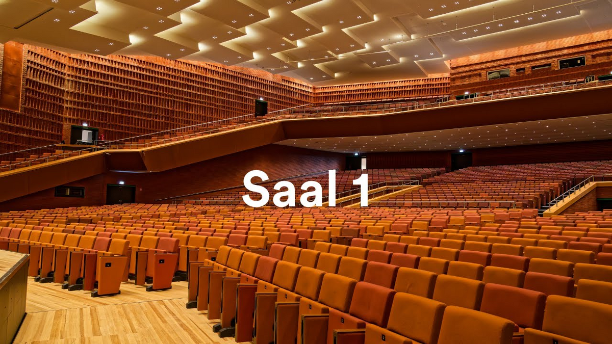Saal 1: Der größte fest bestuhlte Saal Hamburgs Saal 1: Der größte fest bestuhlte Saal Hamburgs